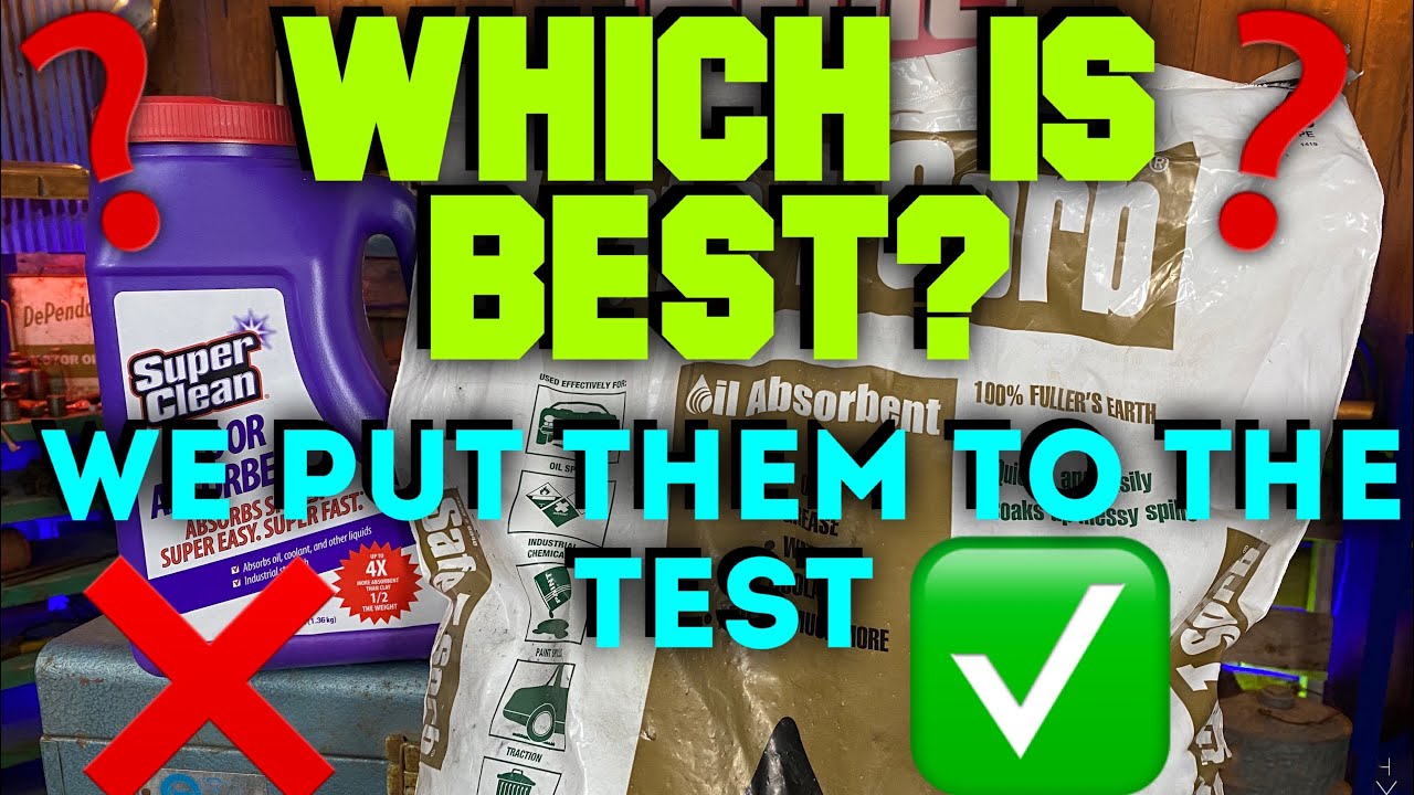 Какой абсорбент для пола лучше всего? Oil Dry против Super Clean. Старая школа против новой. Дава...