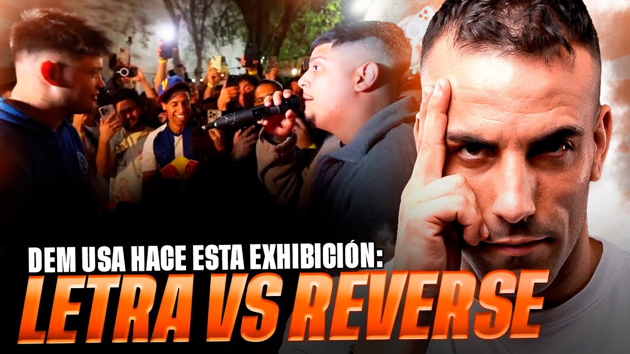 *LETRA LISTO PARA INTERNACIONAL* DEM USA 🇺🇸 LETRA VS REVERSE (EXHIBICIÓN DEM 2024) 🏟️ Reacción