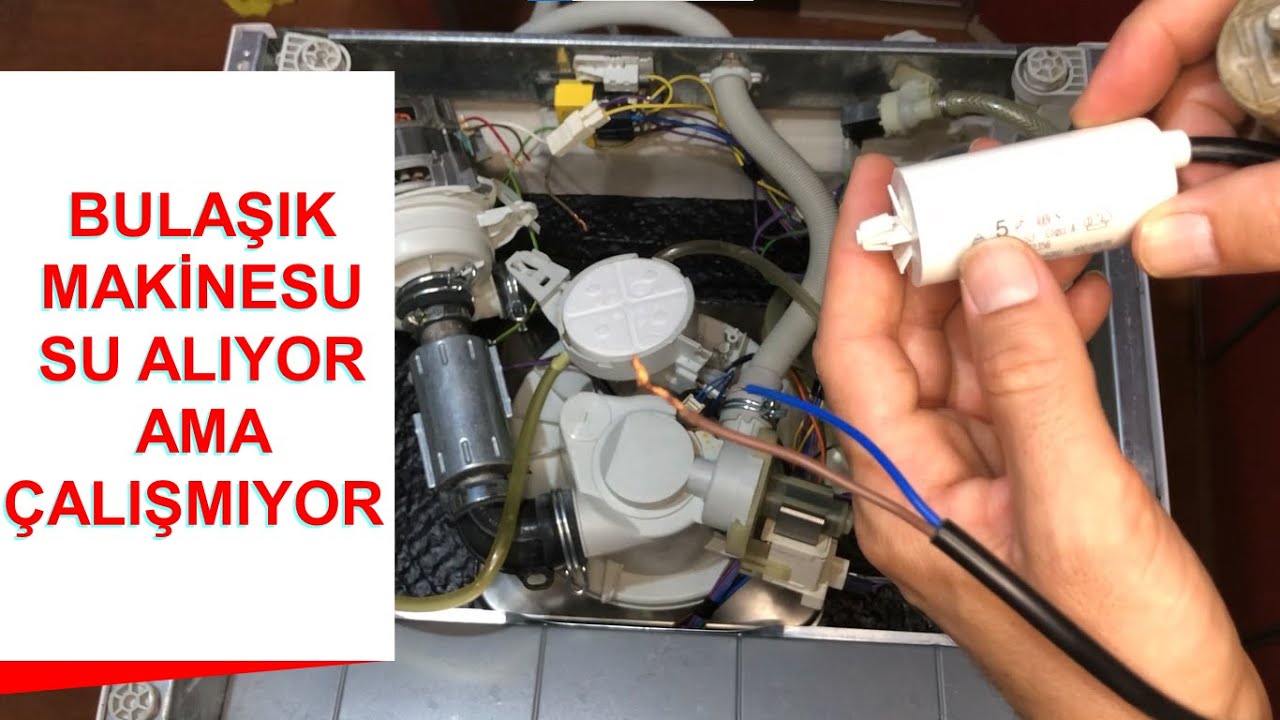 Bulaşık makinesi çalışmıyor. Su alıyor çalışmıyor. Çözümü