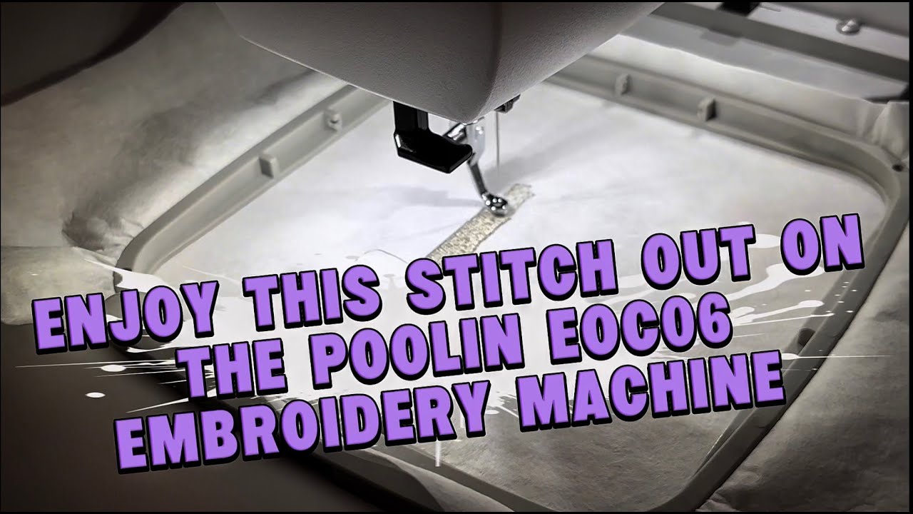 Iced Coffee Stitch Out | #poolineoc06 | #embroiderystitches