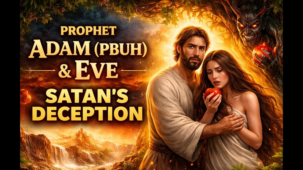 The Story of Prophet Adam (Peace Be Upon Him) and Eve | Satan’s First Deception | Islamic History