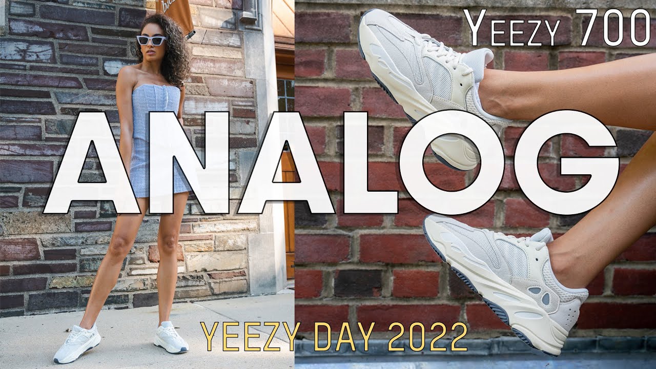 FINALLY GOT ONE ON YEEZY DAY!  Yeezy 700 Analog On Foot Review and How to Style