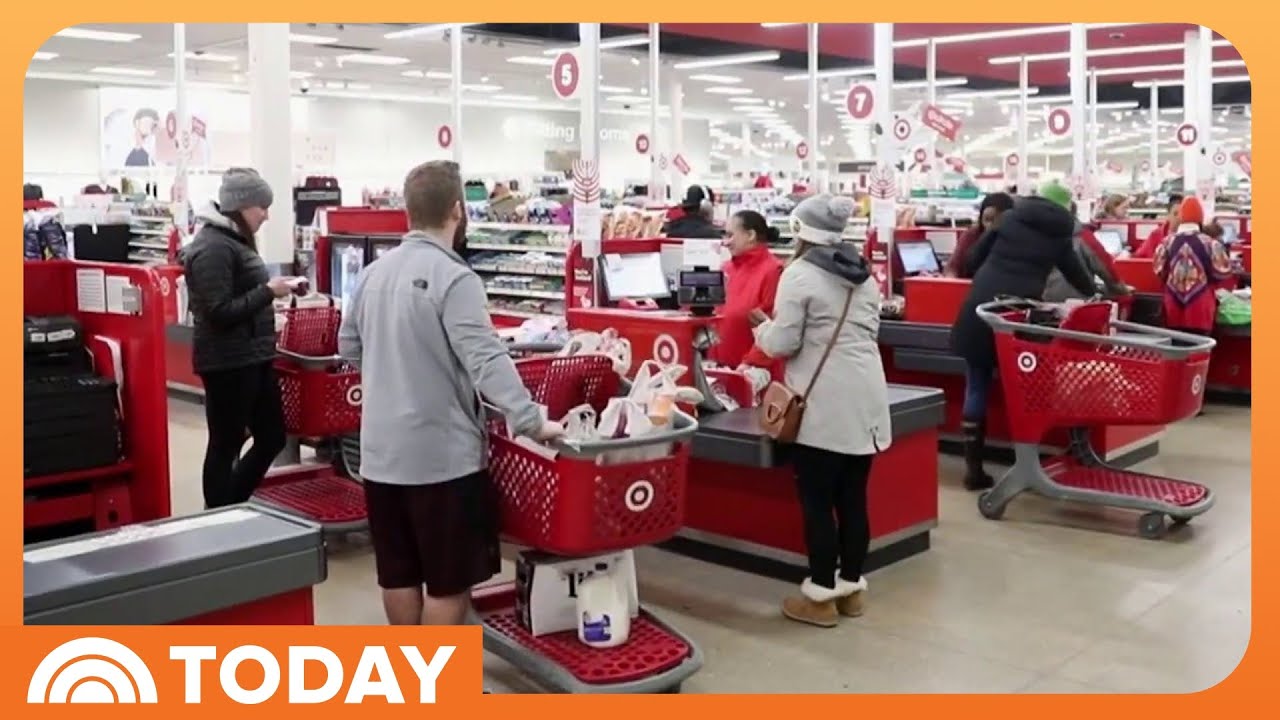 Americans rush to stores to stock up as Trump's tariffs take effect