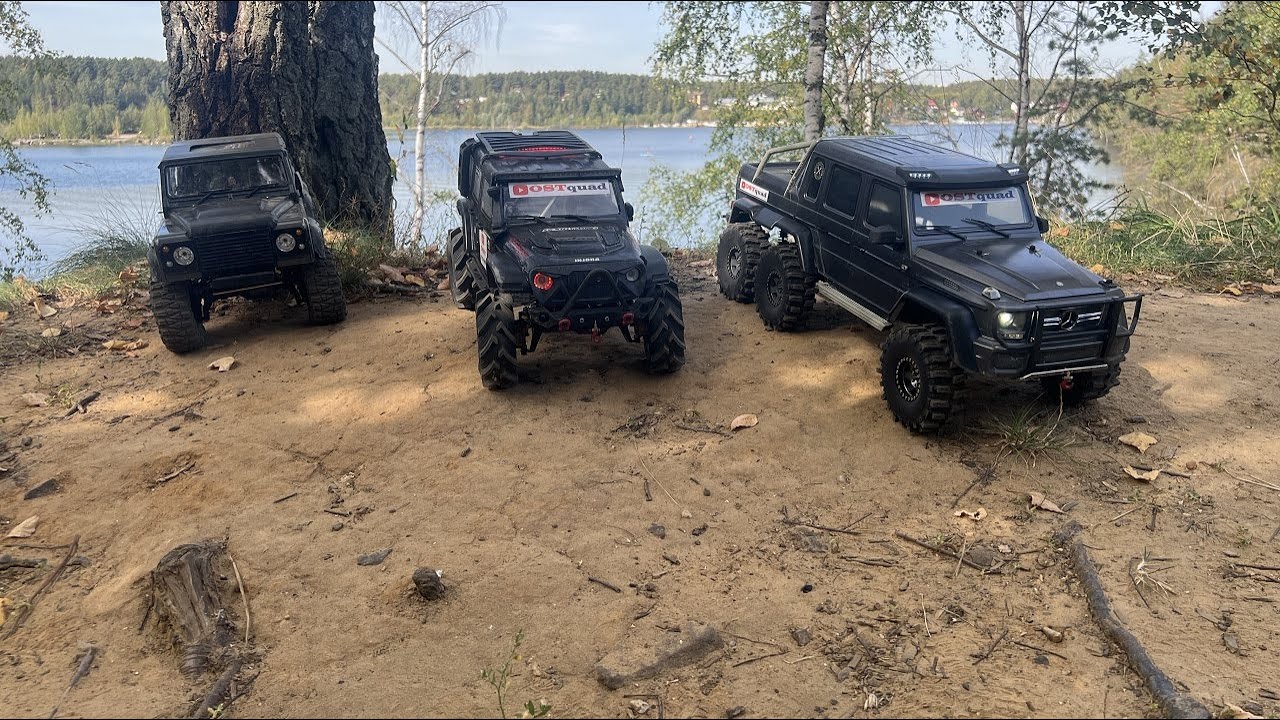 Rc cars в карьере. Traxxas trx6 vs austar axx6 vs beluga на jconcepts