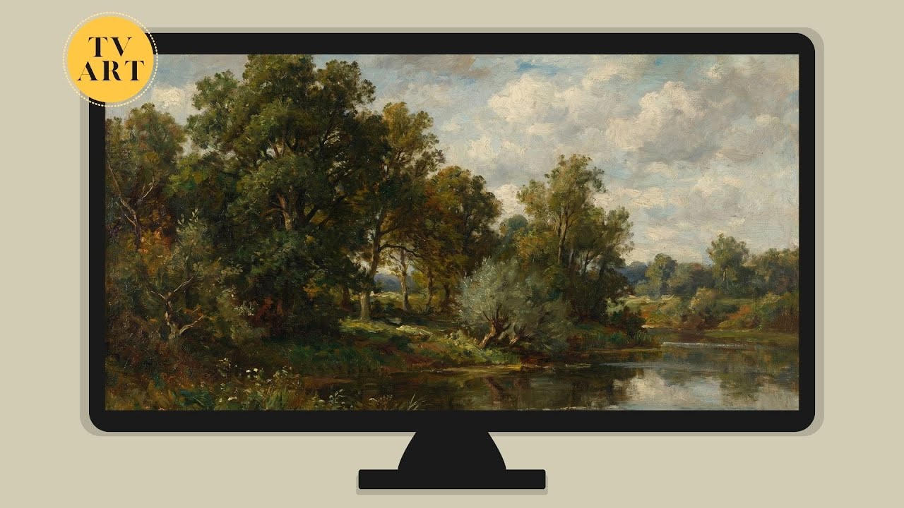 Timeless Oil Painting Landscape | Calm Ambient Art for TV
