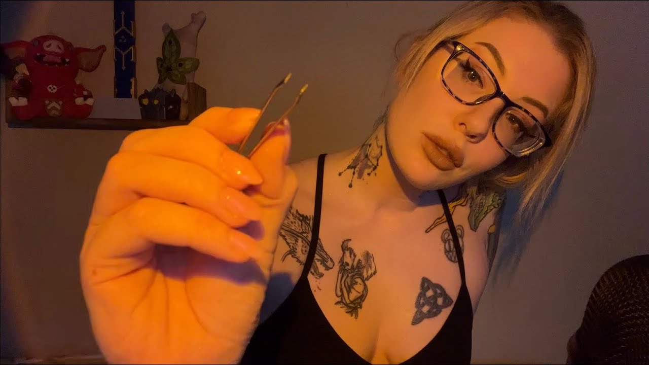 ASMR Girlfriend Pampers You - Scalp Massage, Eyebrows, Grooming