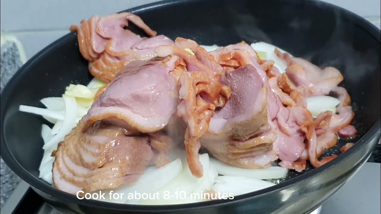 Stir-fried Duck Meat | Korean food | Duckmeat with green onion chives