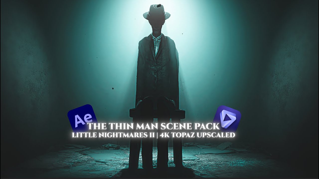The Thin Man (Little Nightmares 2) Scene Pack | 4K Topaz Upscaled