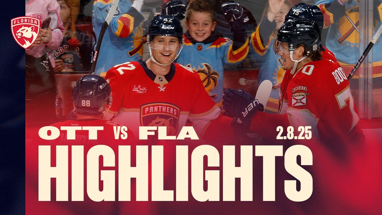 Panthers vs Senators Highlights | 2.8.25