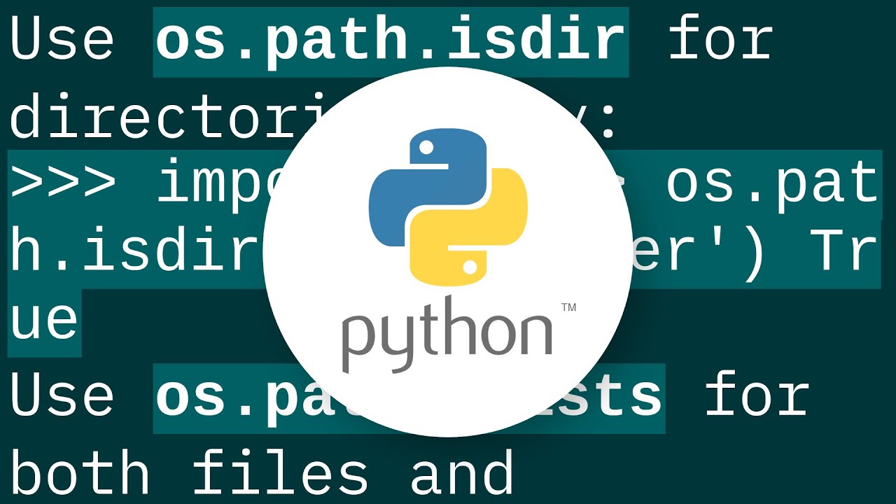 How do I check if directory exists in Python?