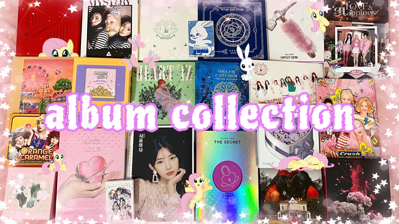 kpop album collection ♡ all the albums i own before downsizing + shelf tour .ೃ࿔*:･