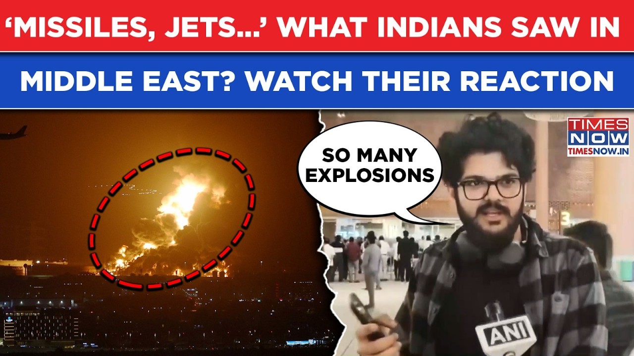 ‘Saw Missiles, Jet,’ Indians Narrate Middle East Horror As They Breathe Sigh Of Relief, Return Home