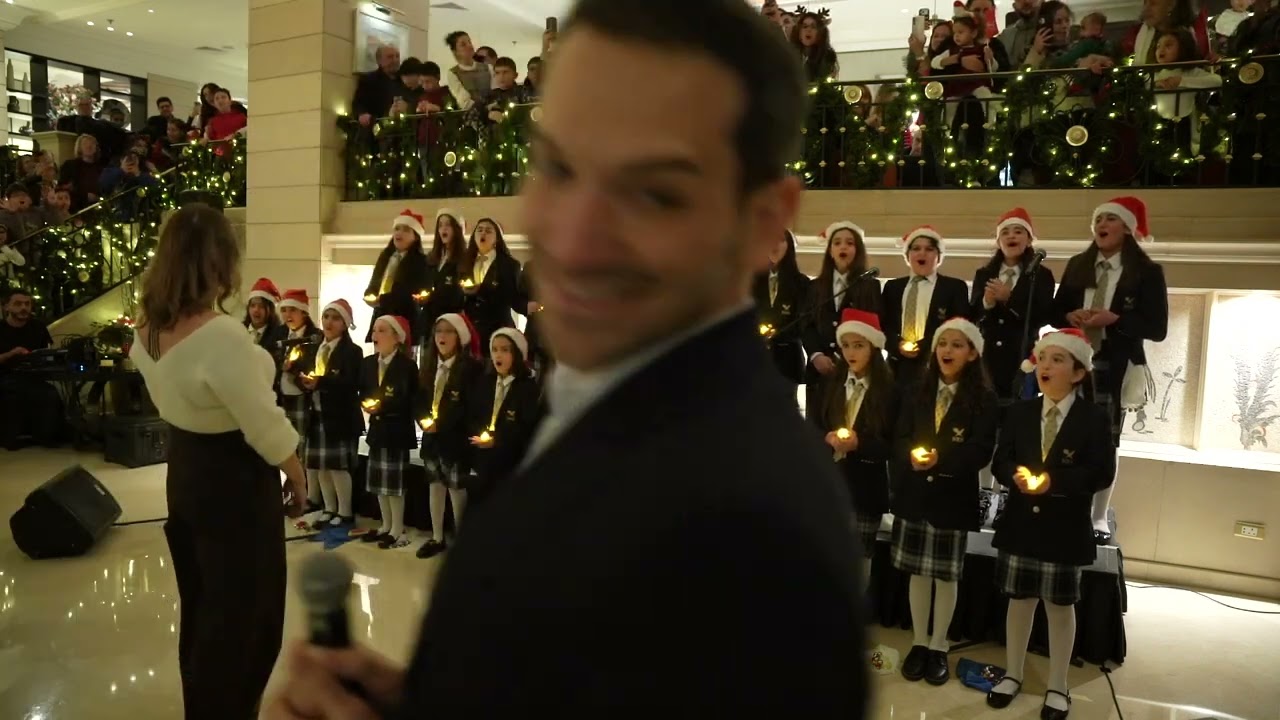 NES Christmas Choir Performance at the Marriot