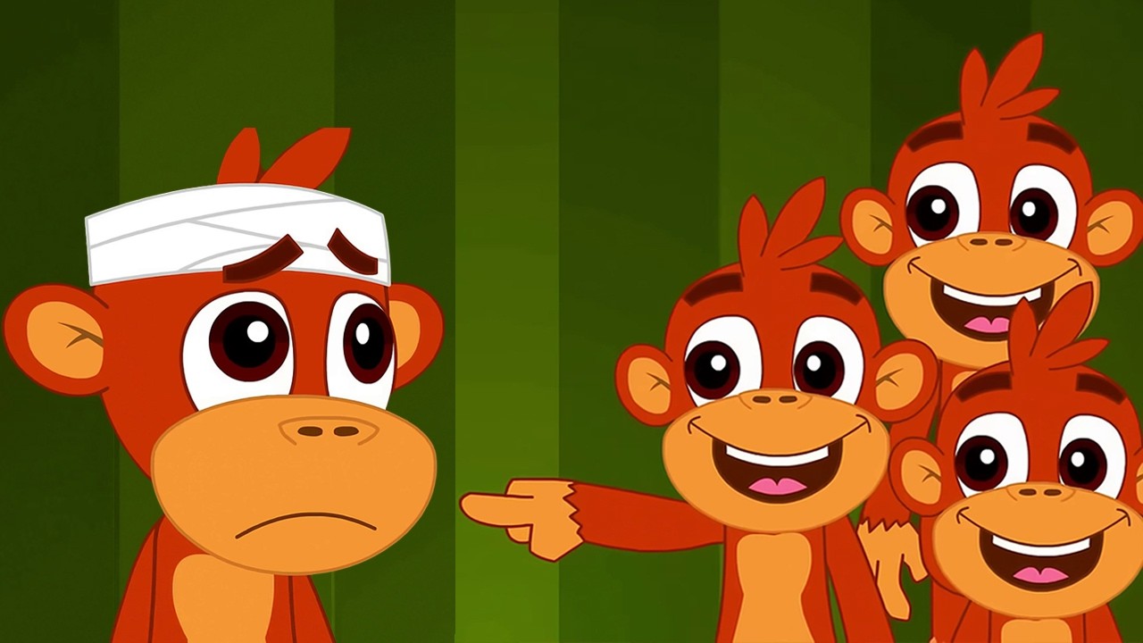 Five Little Monkeys Jump & Laugh Song 🐵😆 | ChuChu TV Style 2 Minute Loop Remix Mashup