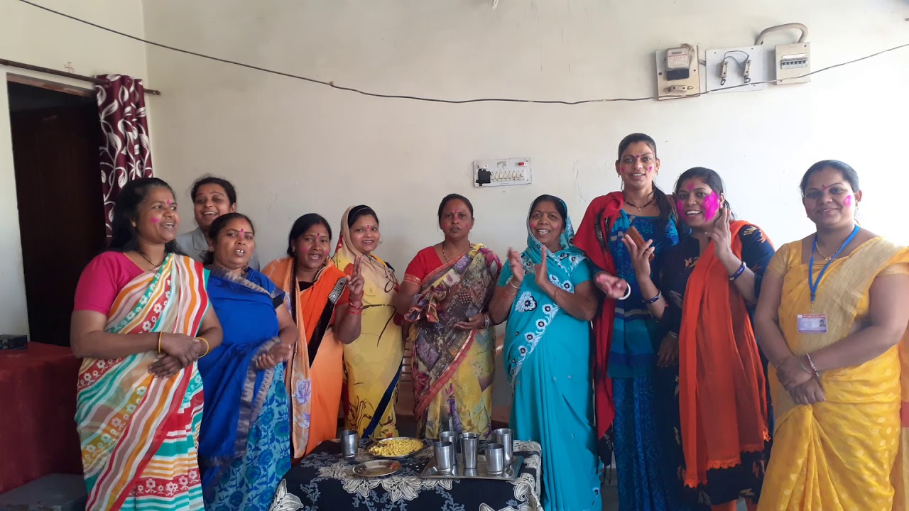 Women's day or holi Milan samaroh manaya Gaya