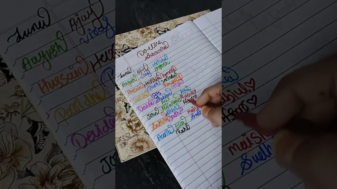 Writing my subscriber name 📝✍️🌹✨@samrinmehndiartist16