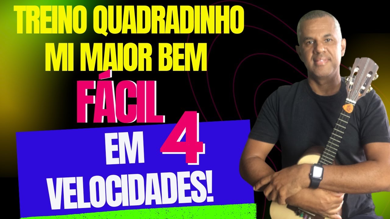 TREINO DE QUADRADINHO EM TRES VELOCIDADES NO CAVAQUINHO | TONINHO SORRISO