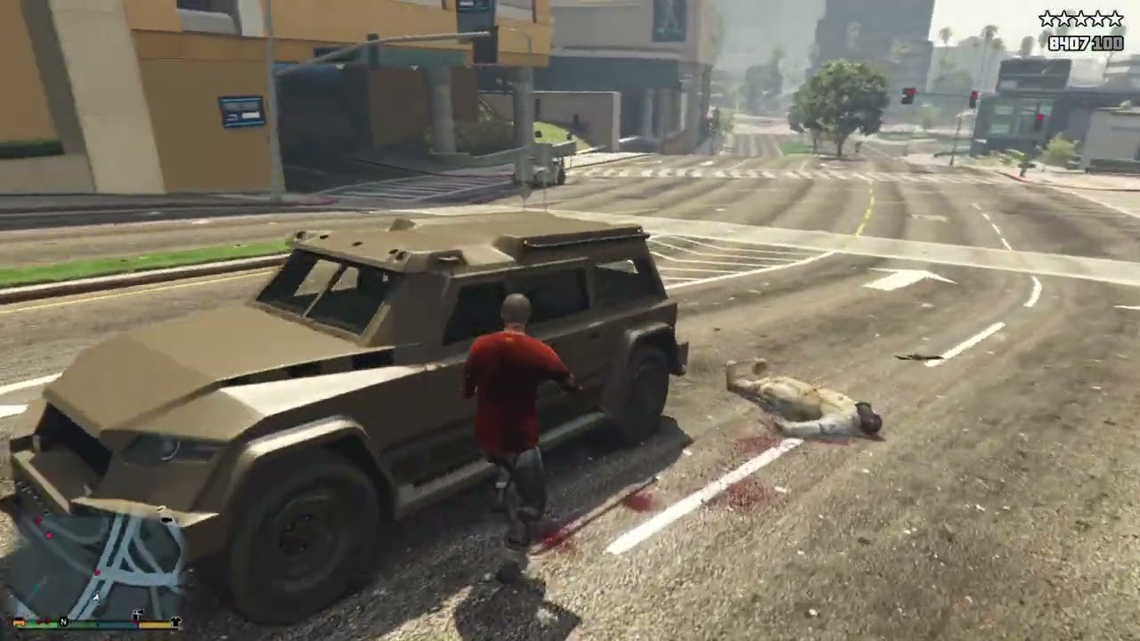 GTA V TREVOR EPIC SIX STARS (VHP MOD), COPS, NOOSE, FIB AND ARMY!