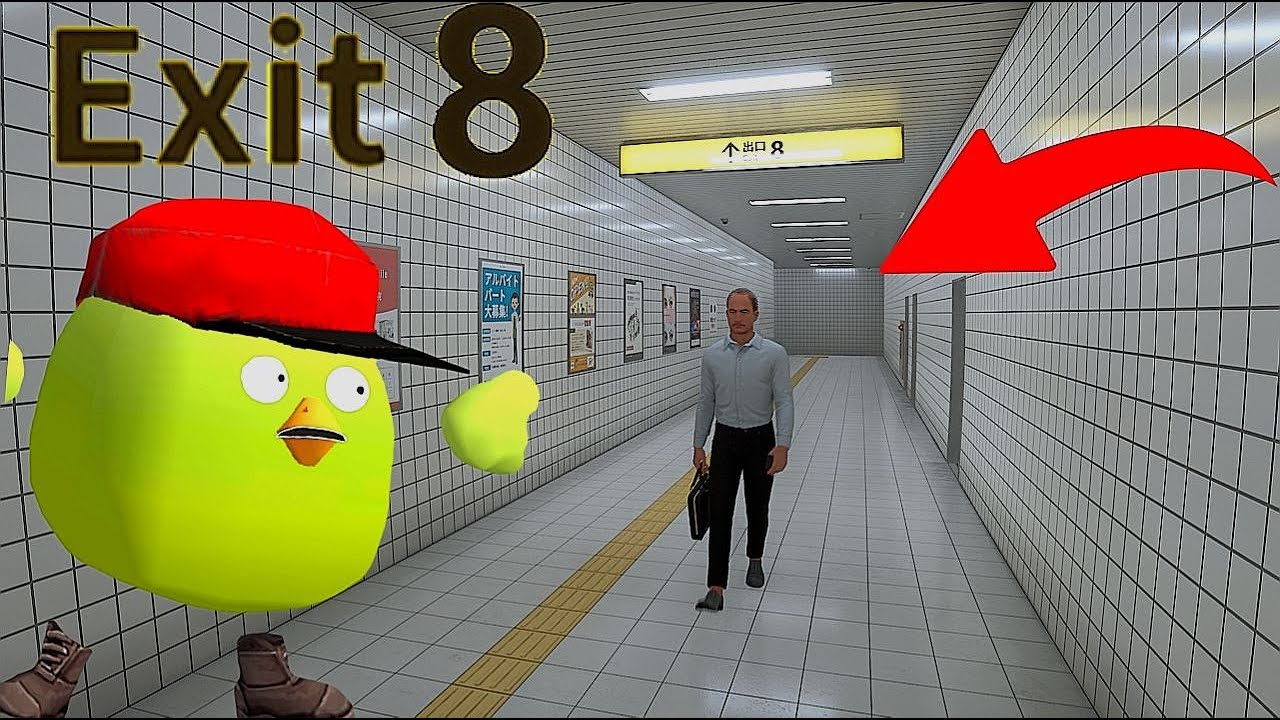 ТУТ НАХОДЯТСЯ АНОМАЛИИ!!!!    THE EXIT 8   ХОРРОР ИГРЫ #4