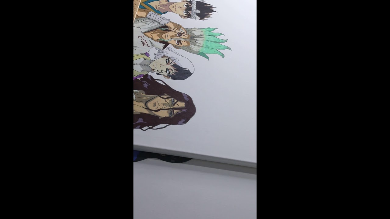 Anime canvas art. Whos next? (Portrait)