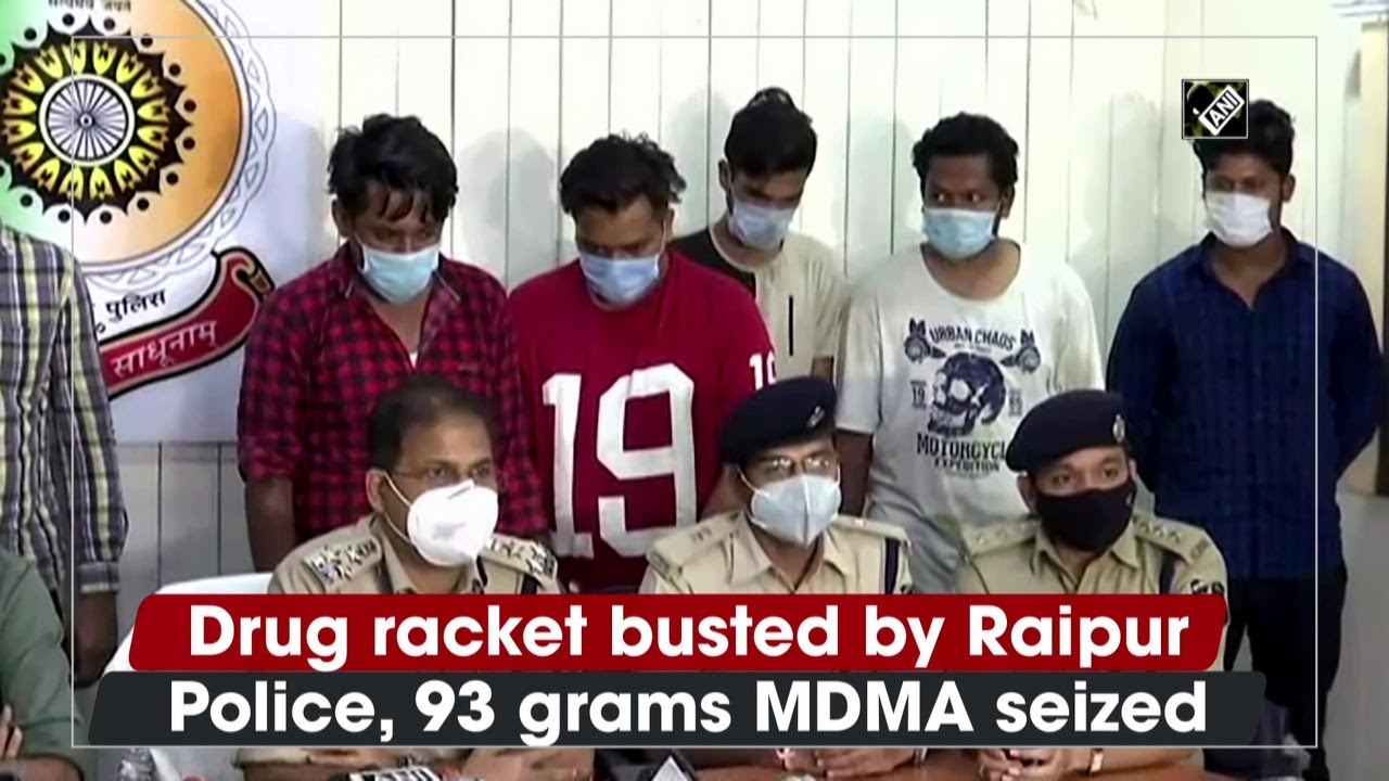 Drug racket busted by Raipur Police, 93 grams MDMA seized | Crime Update