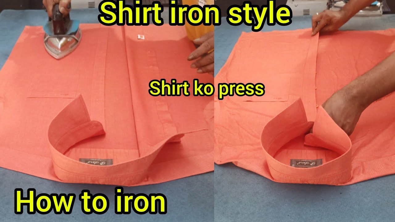 shirt ironing|shirt istri|iron box|how to fold shirts 