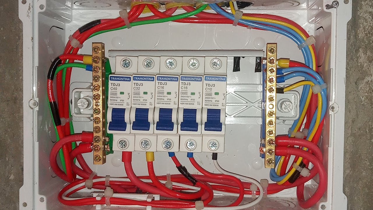 Como MONTAR um QUADRO ELÉTRICO MONOFÁSICO - Sem IDR e DPS
