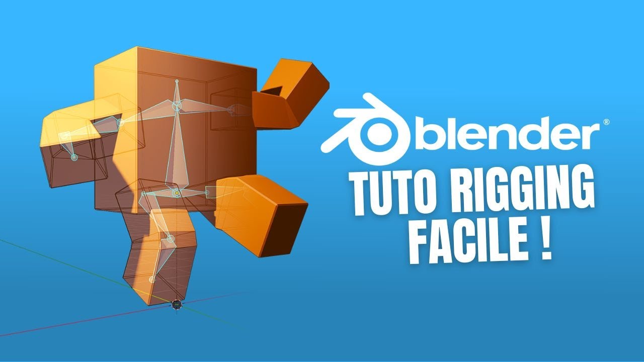 Comment faire le rigging et animer un personnage sur Blender ?