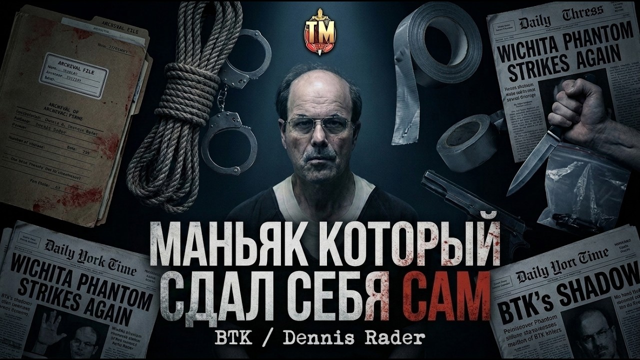 Связать. Пытать. Убить: дело BTK | Маньяк которого 30 лет не могли поймать.