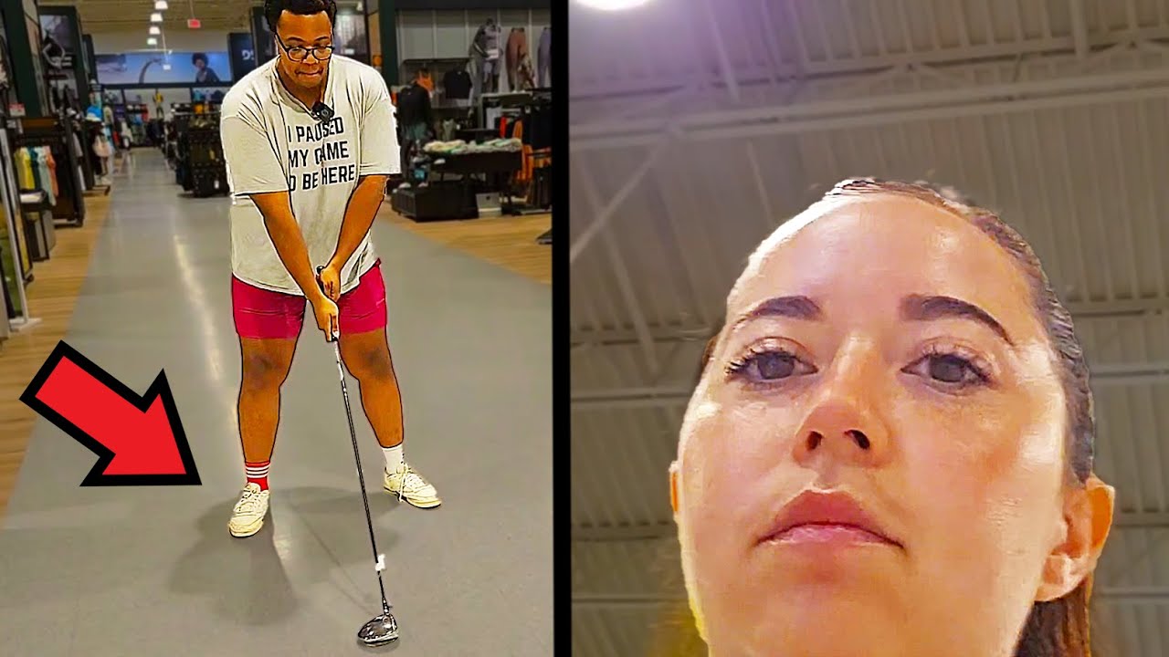 Maya and Russel get some SPORT equipment at the store