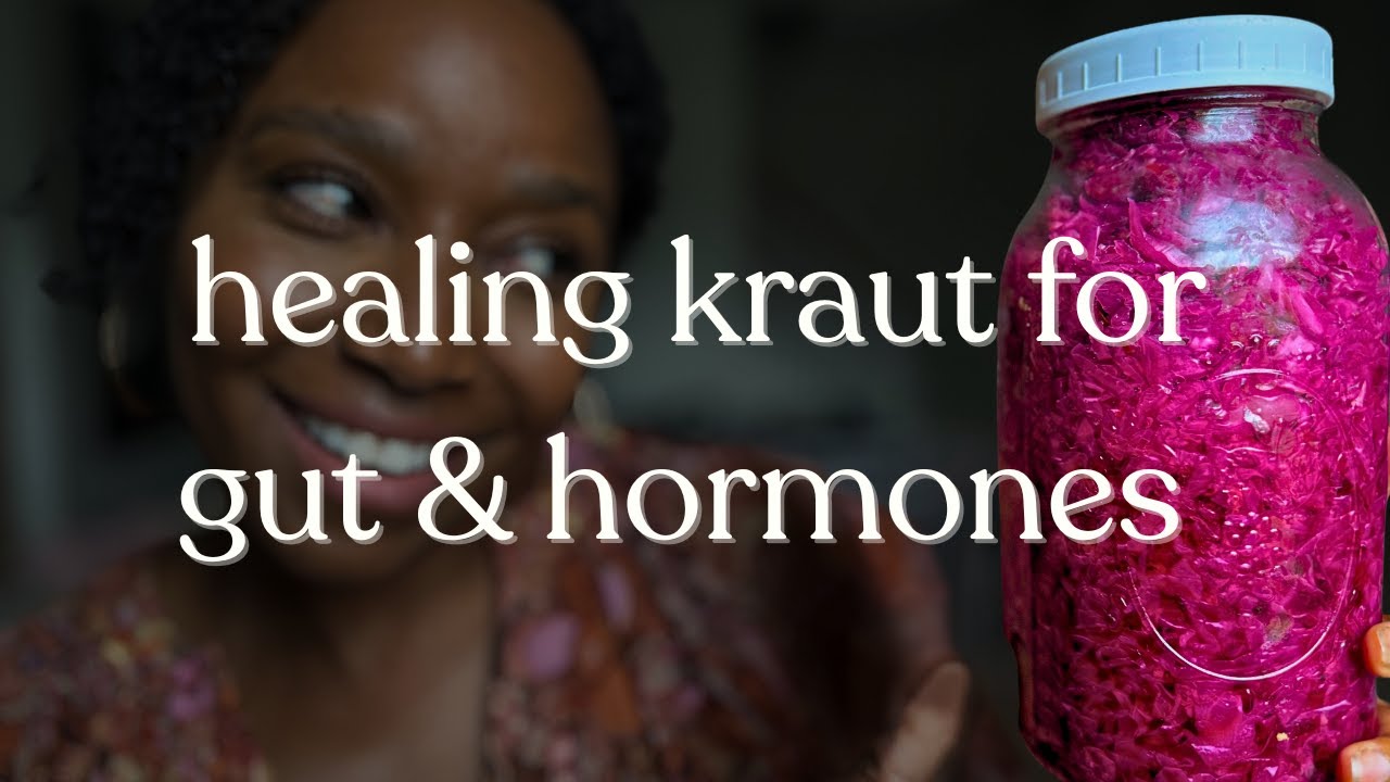 why i started fermenting cabbage | gut health, hormones + how to make sauerkraut
