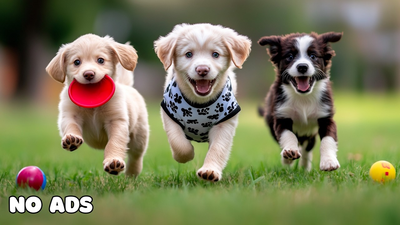 12 Hours of Dog TV for Dogs to Watch 🐶 Joyful Puppies to Reduce Anxiety & Stress 😴 No Ads