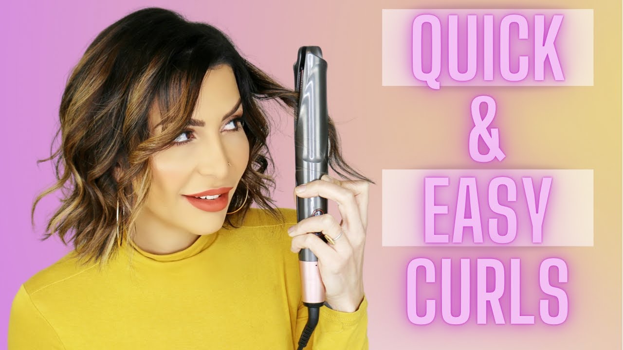 2 In 1 Hair Curler Straightener Tutorial | Quickest & Easiest way to use it!