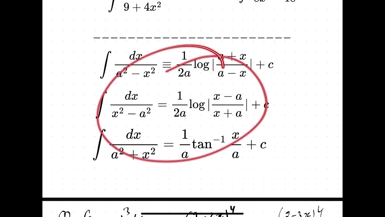 Integral with an Algebraic Function 1/7