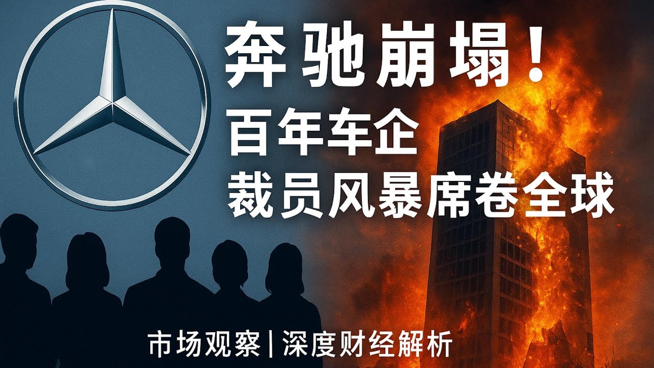 裁员3万、利润暴跌，奔驰到底怎么了？全球最豪车的“至暗时刻”