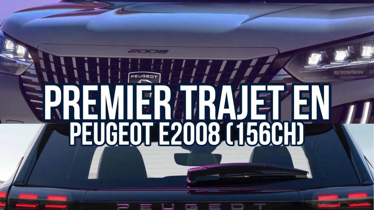 Premier Trajet - 50 km en Peugeot e2008 !