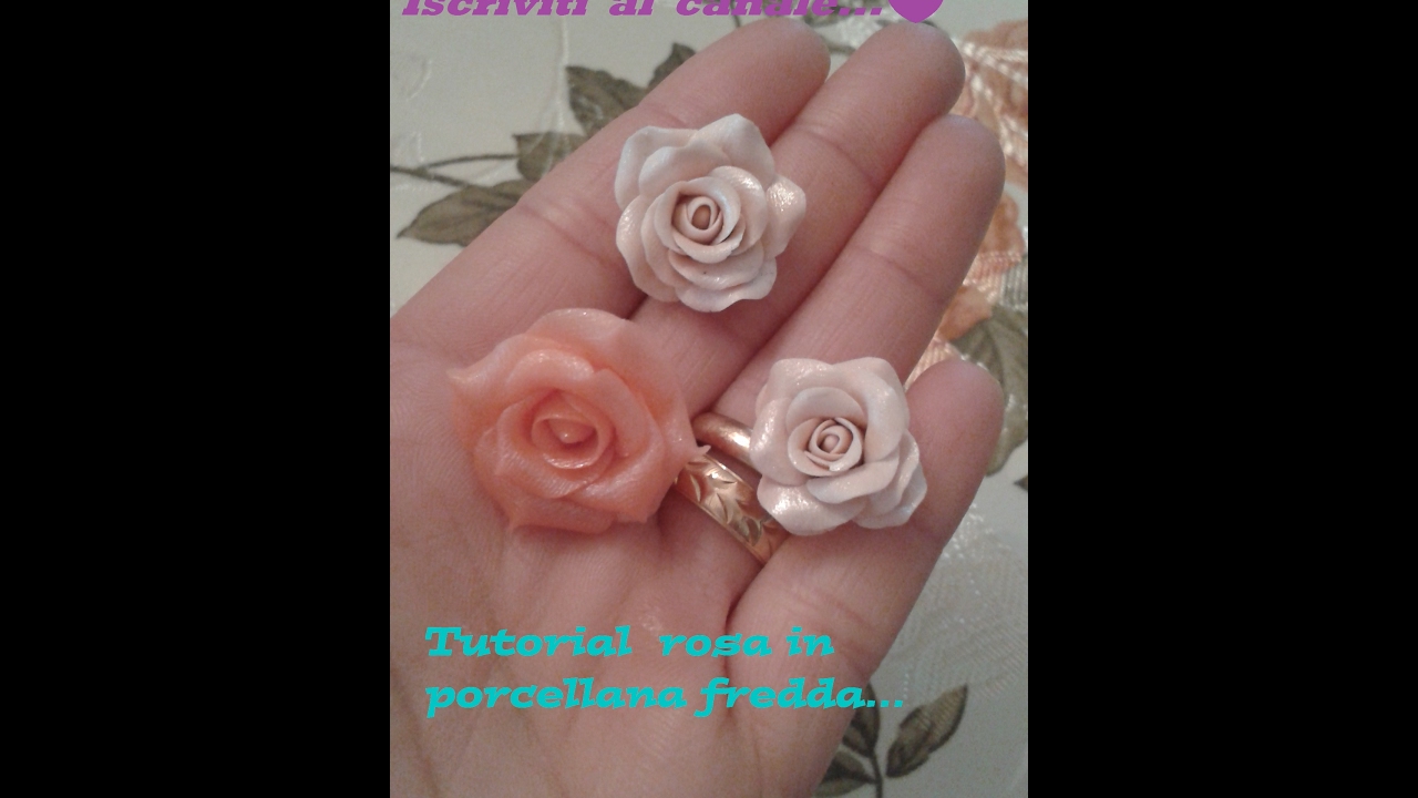 Speed tutorial rosa in  porcellana fredda