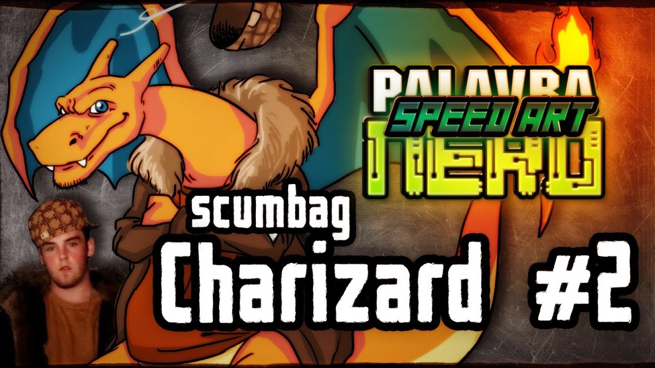 Palavra NERD Speed Art - Charizard #2