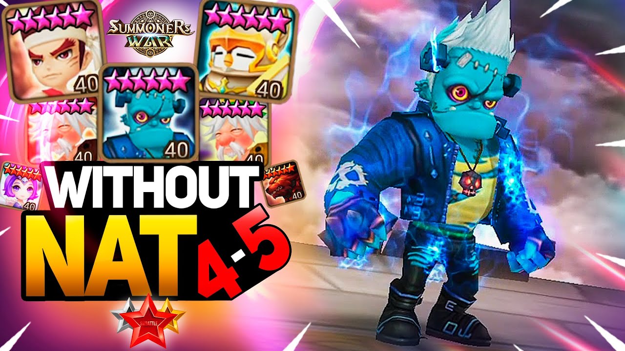 Он Играет ТОЛЬКО с NAT2 И NAT3 Монстрами - Summoners War