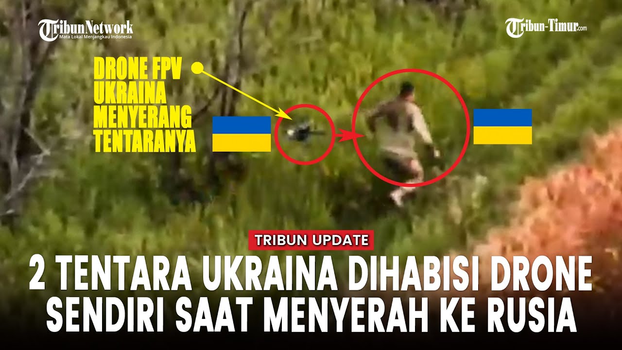 [FULL] Drone Ukraina Diduga Serang Tentara Sendiri Saat Hendak Menyerah pada Rusia