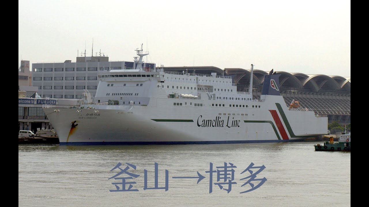 乘坐了 韩国釜山→日本福冈博多 的国际轮渡 NewCamellia