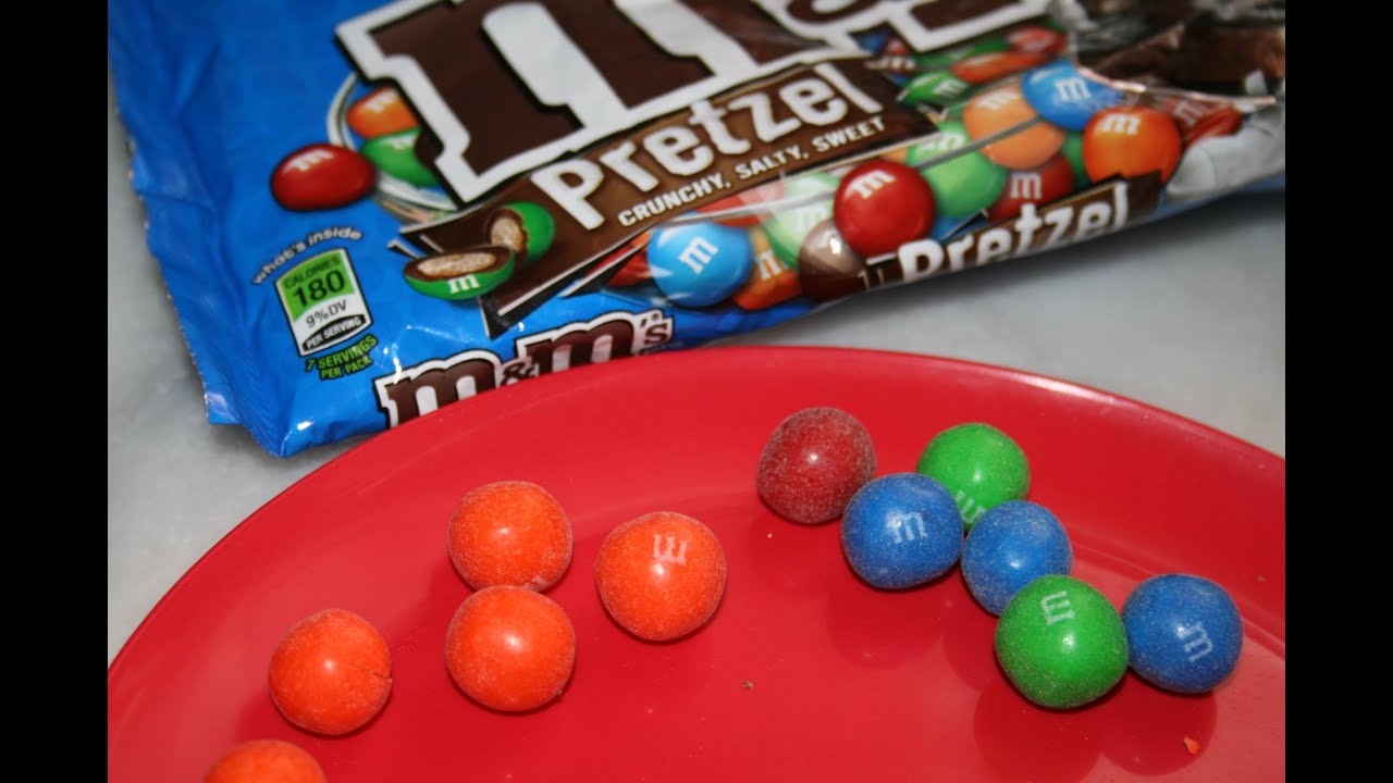 M&M's Pretzel, crunchy, salty and sweet version