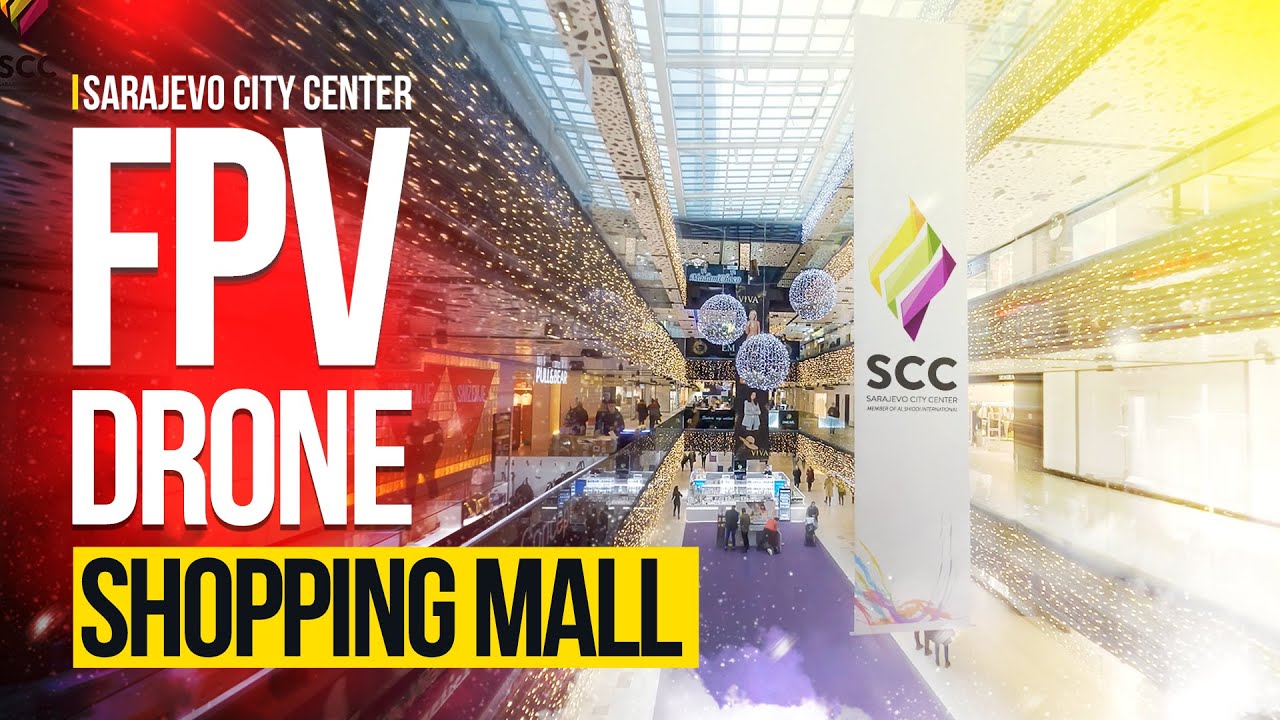 FPV in shopping mall SARAJEVO CITY CENTER  - Bosnia and Herzegovina (Cinematic FPV Pavo30 Drone)