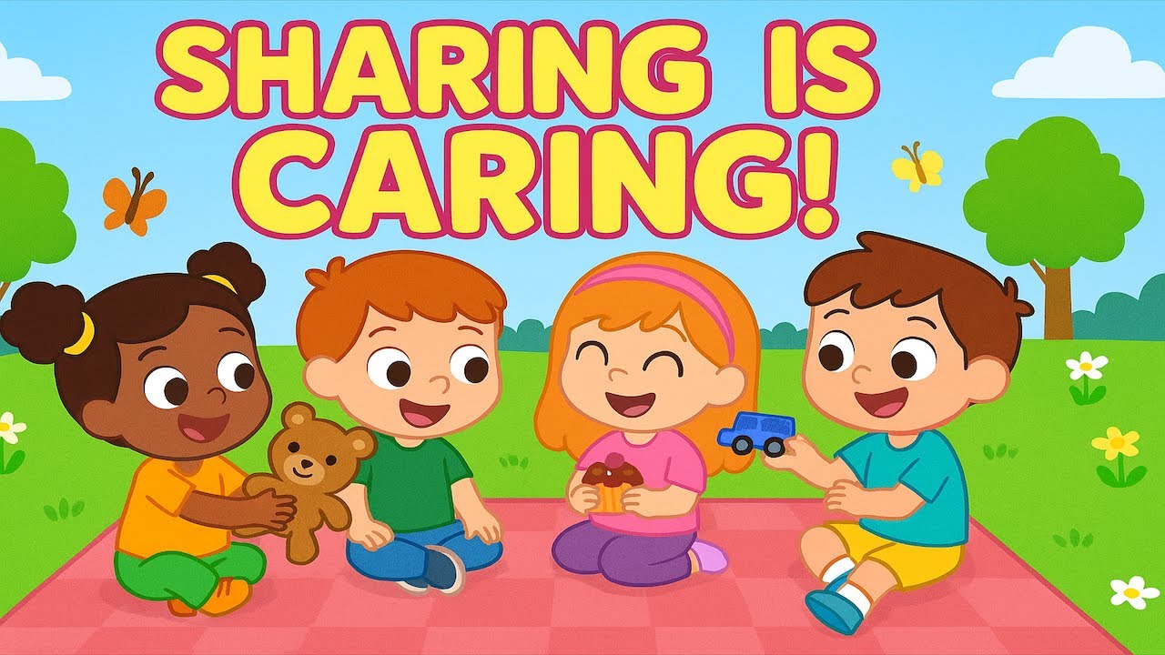 Sharing Is Caring 💛 | Kindness Song for Kids | ToonTunes