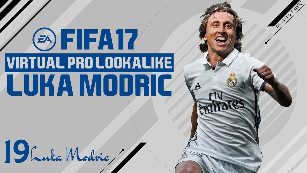 FIFA 17 | VIRTUAL PRO LOOKALIKE TUTORIAL - LUKA MODRIC