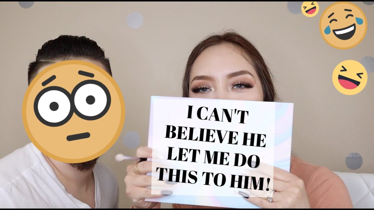 DOING MY BOYFRIENDS MAKEUP!! *HILARIOUS*