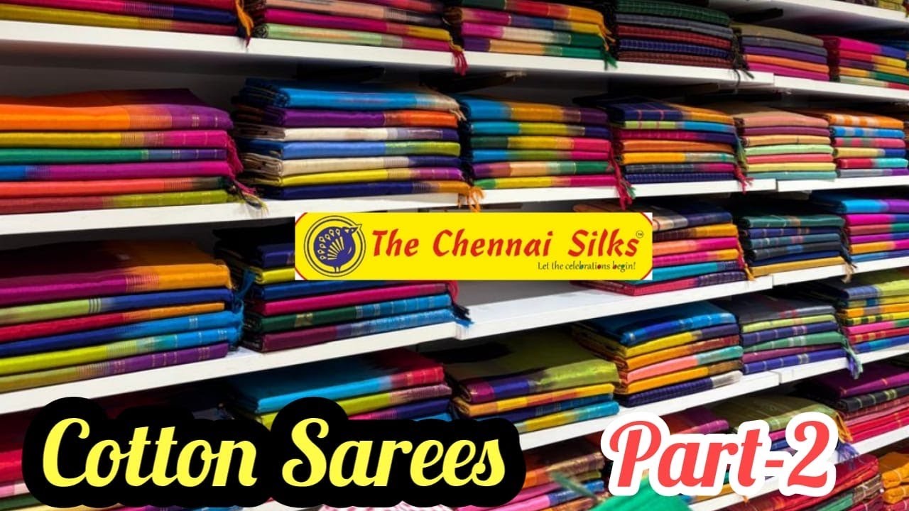 The Chennai Silks Summer🌞Cotton Sarees Part-2 Gadwal Cotton|Bengal|Kalamkari|Kanchi|Negama Cotton