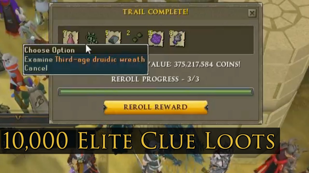 10,000 Elite Clue Loots - RuneScape Stream Highlight
