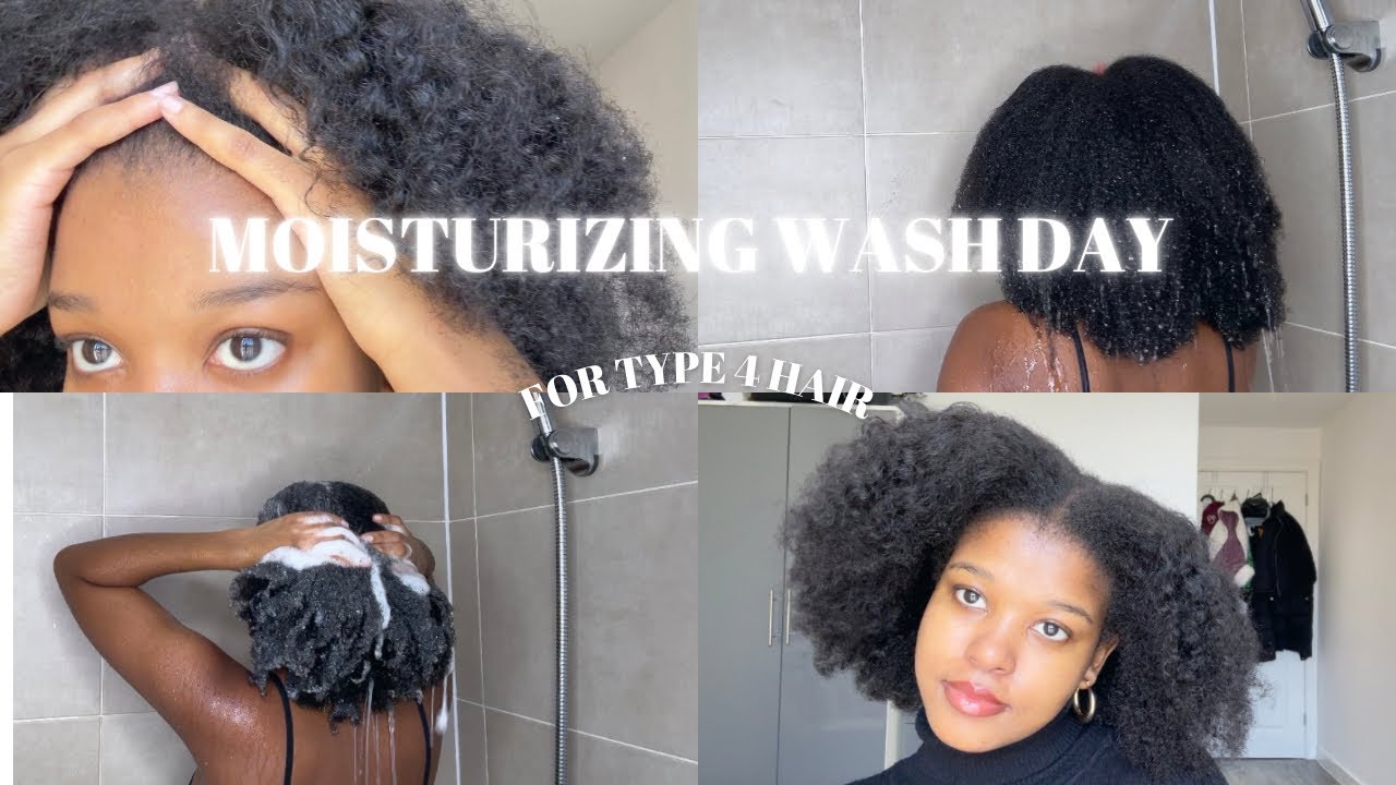 SIMPLE NATURAL HAIR WASHDAY ROUTINE: TYPE 4 HAIR🧖🏽‍♀️