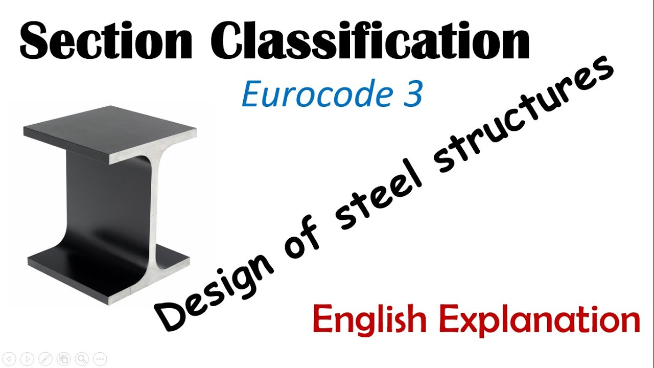 Steel I Section Classification (EC3) - Bending Classification and Compression Classification